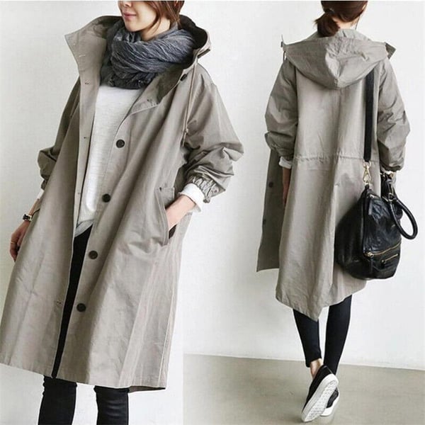 Noa - Waterdichte Oversized Hoody Windbreaker Regenjas