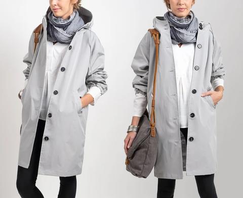 Oversized Windjack met Capuchon voor Dagelijks Gebruik