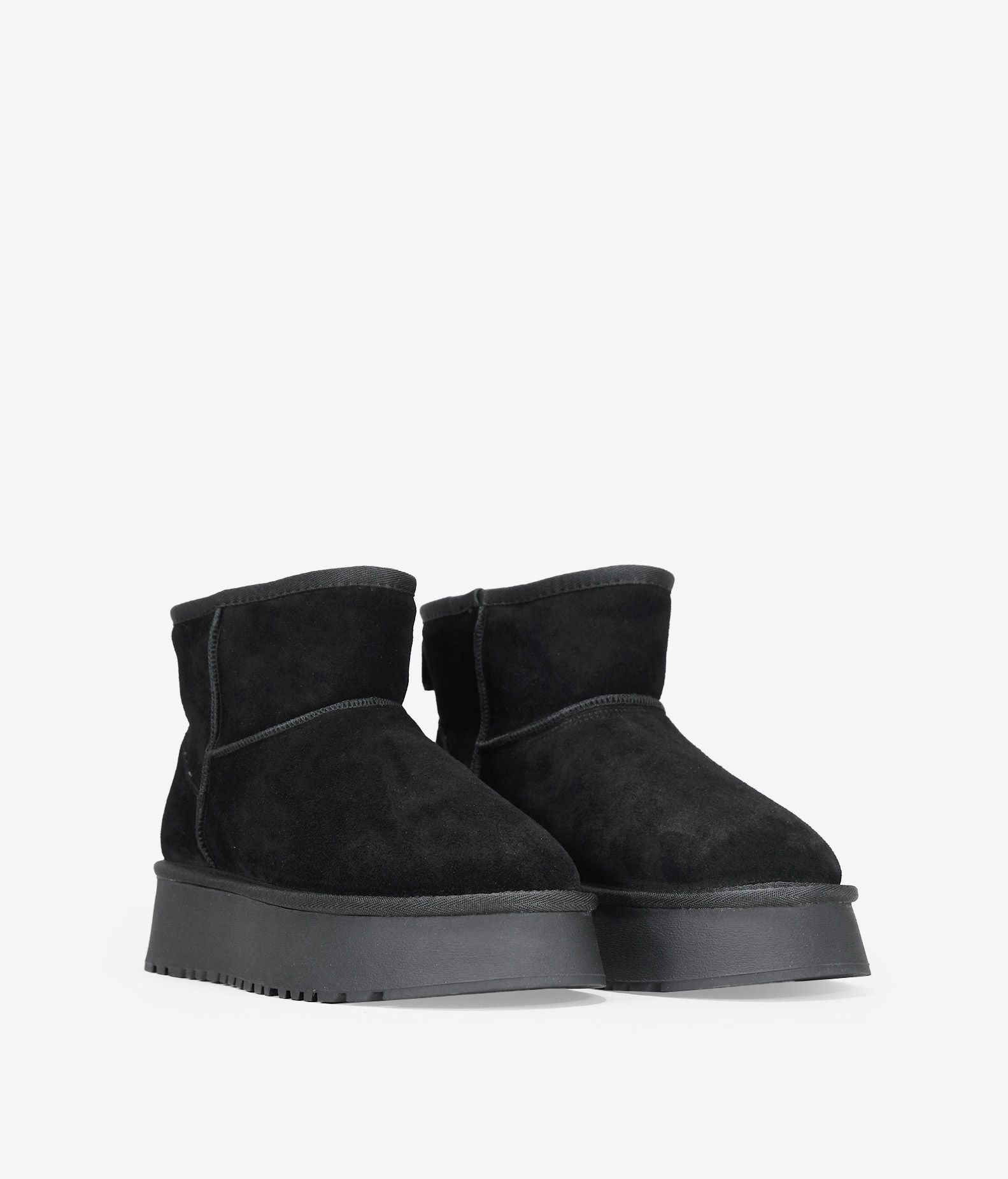 Trendy winter enkellaarzen voor dames met plateauzool