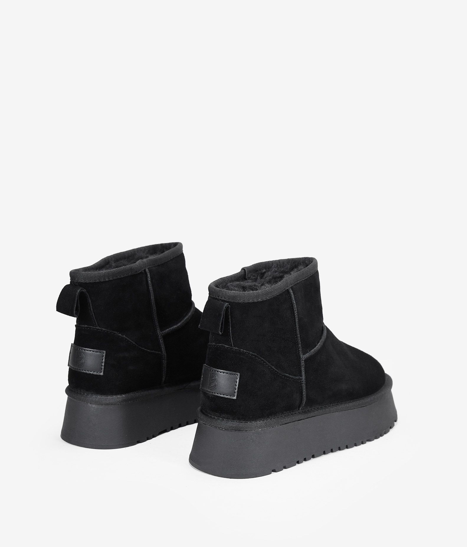 Trendy winter enkellaarzen voor dames met plateauzool