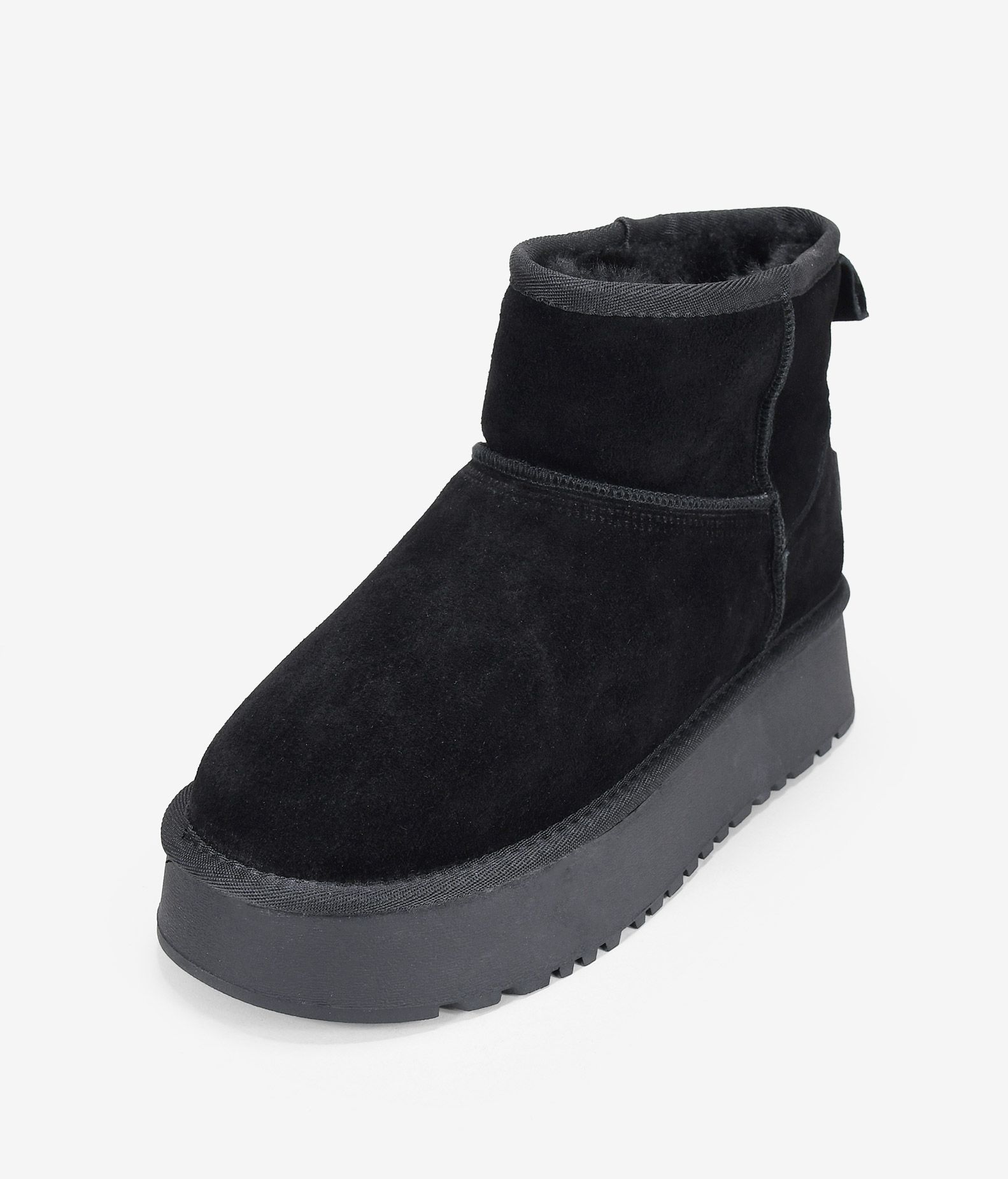 Trendy winter enkellaarzen voor dames met plateauzool