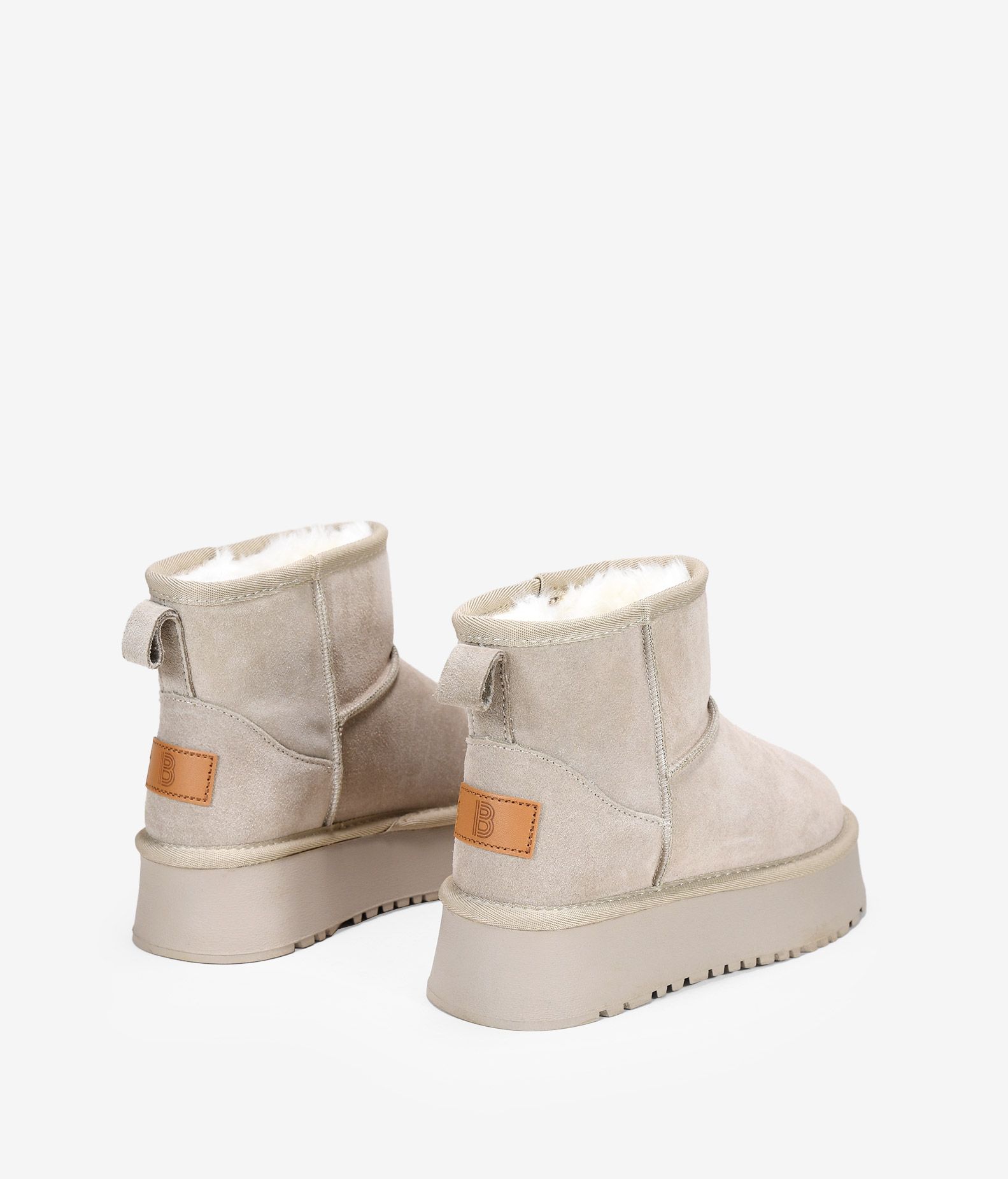 Trendy winter enkellaarzen voor dames met plateauzool