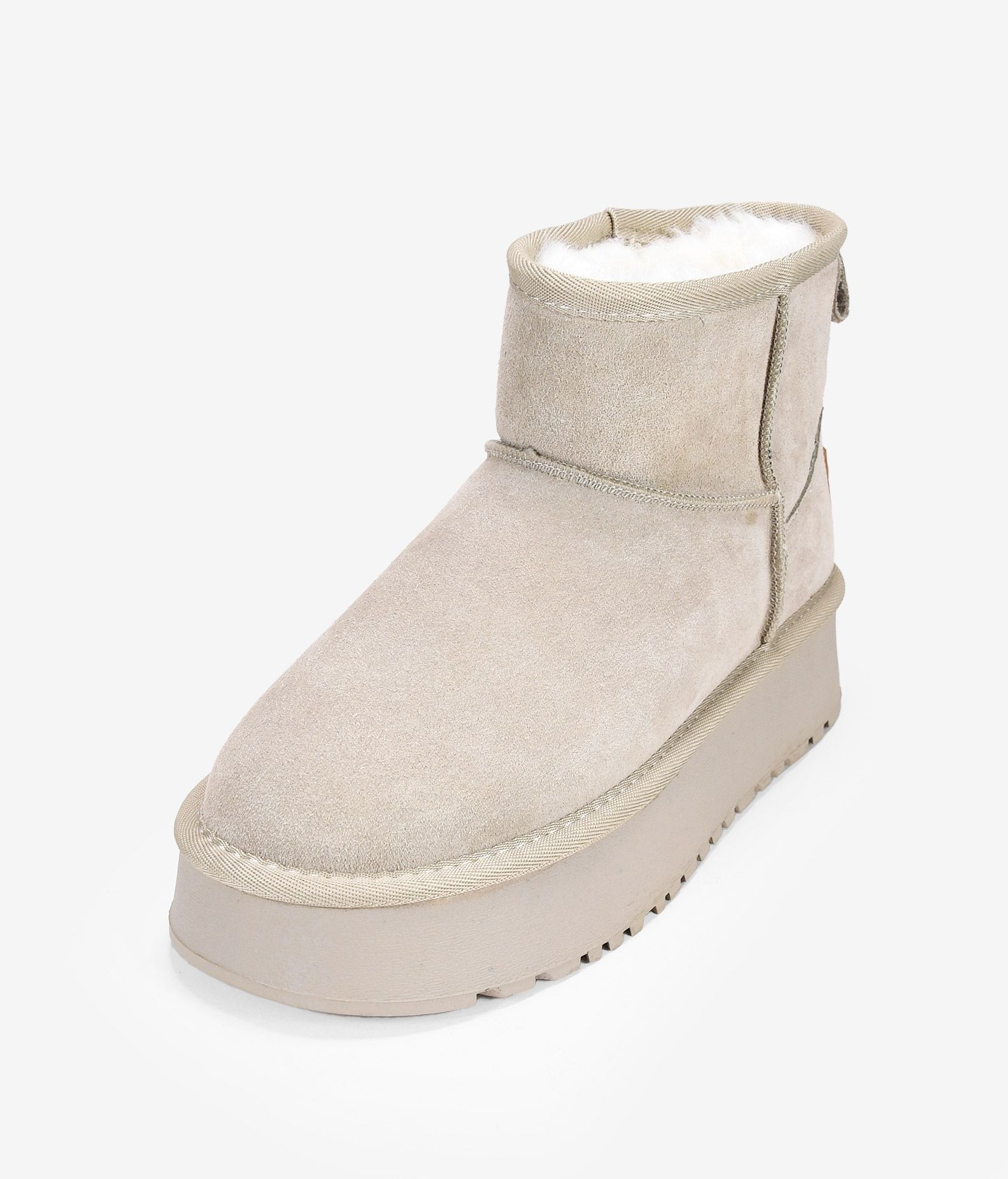 Trendy winter enkellaarzen voor dames met plateauzool