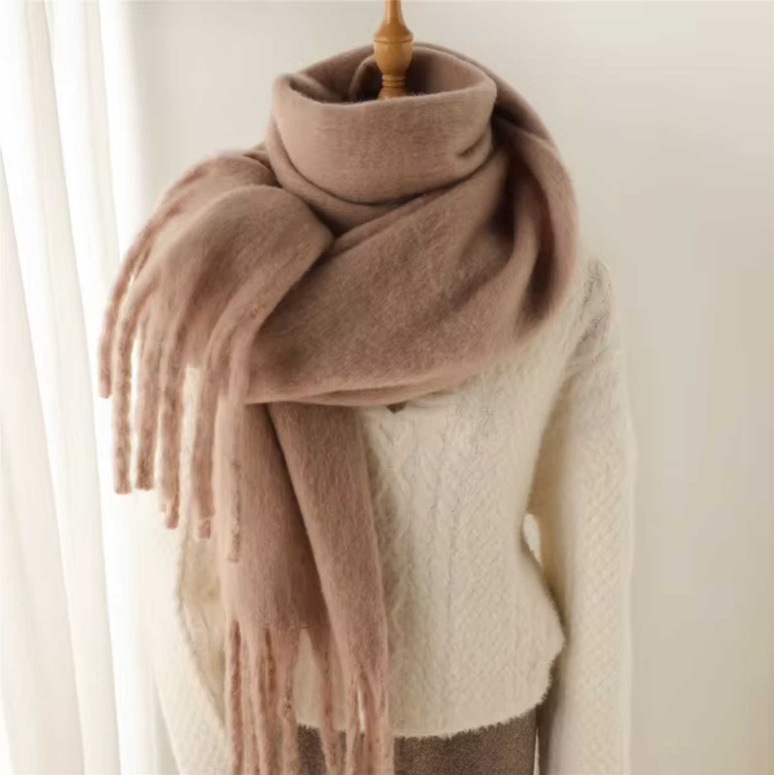Stijlvolle Winter Sjaal voor Dames, Perfect voor Elke Dag