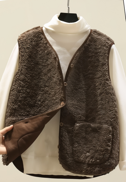 Trendy en warme dames gilet voor een stijlvolle look