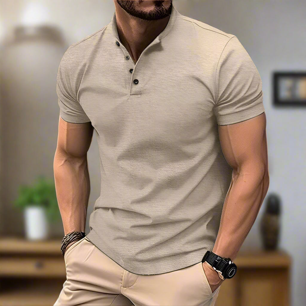 Heren polo met casual look en comfortabele pasvorm