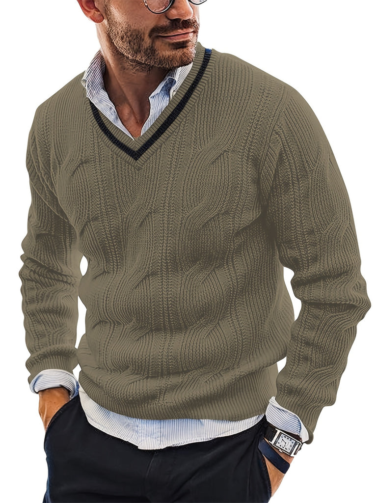 Casual Vintage Trui voor Mannen - Perfect voor Elke Dag