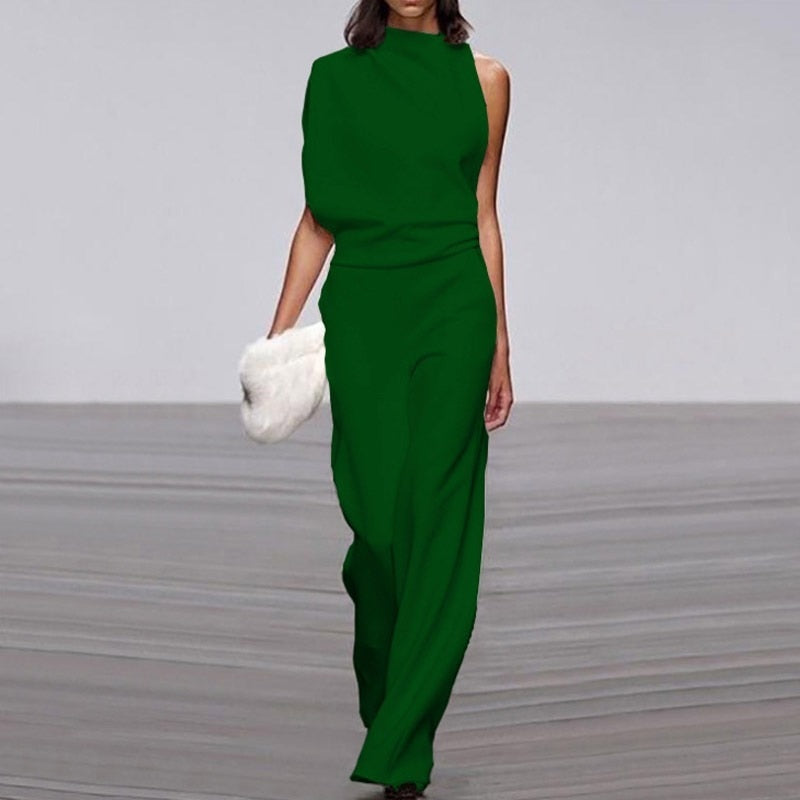 Adriana - Trendsettende Abstracte Print Jumpsuit