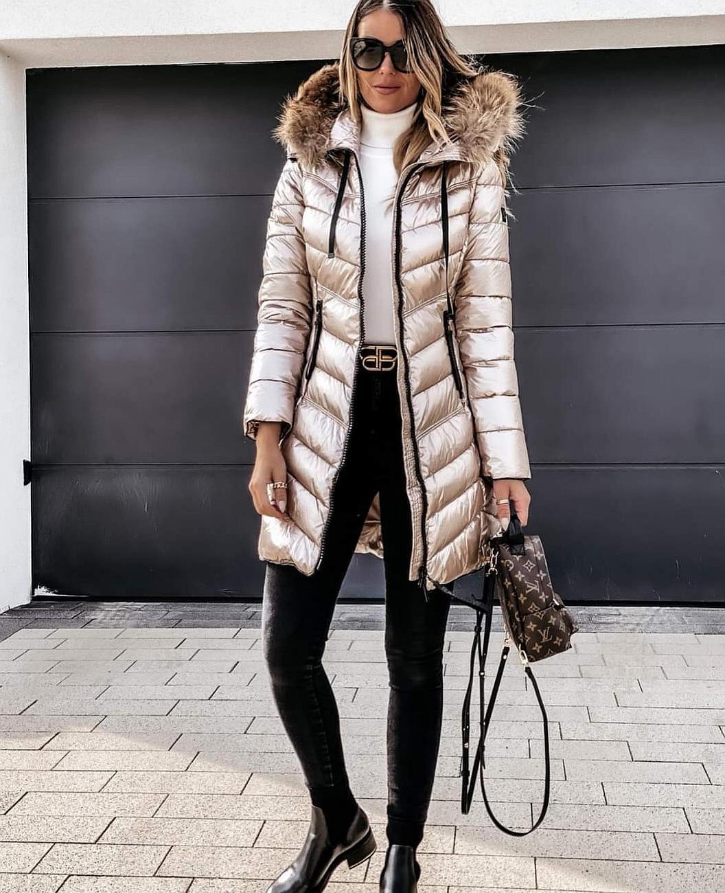 Elegante dames winterjas voor een stijlvolle winterlook
