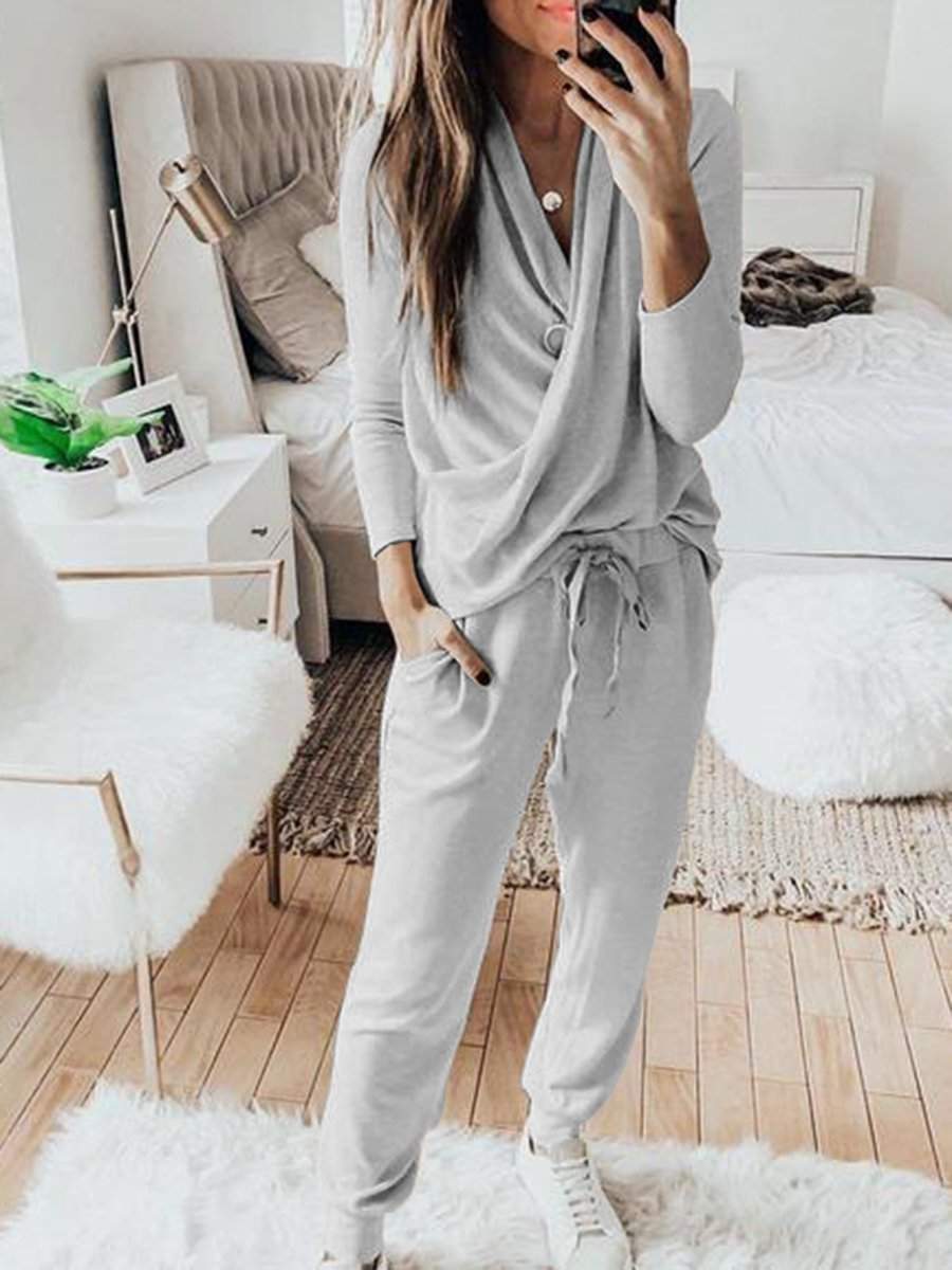 Dames Jumpsuit met Lange Mouwen – Perfect voor Vrije Tijd en Dagelijks Gebruik