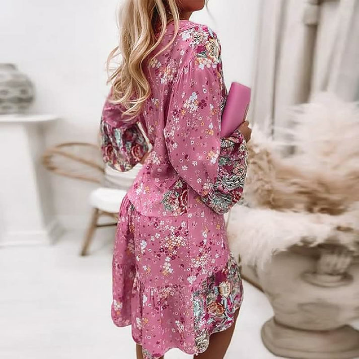 Modieuze boho-jurk voor vrouwen met een charmante uitstraling