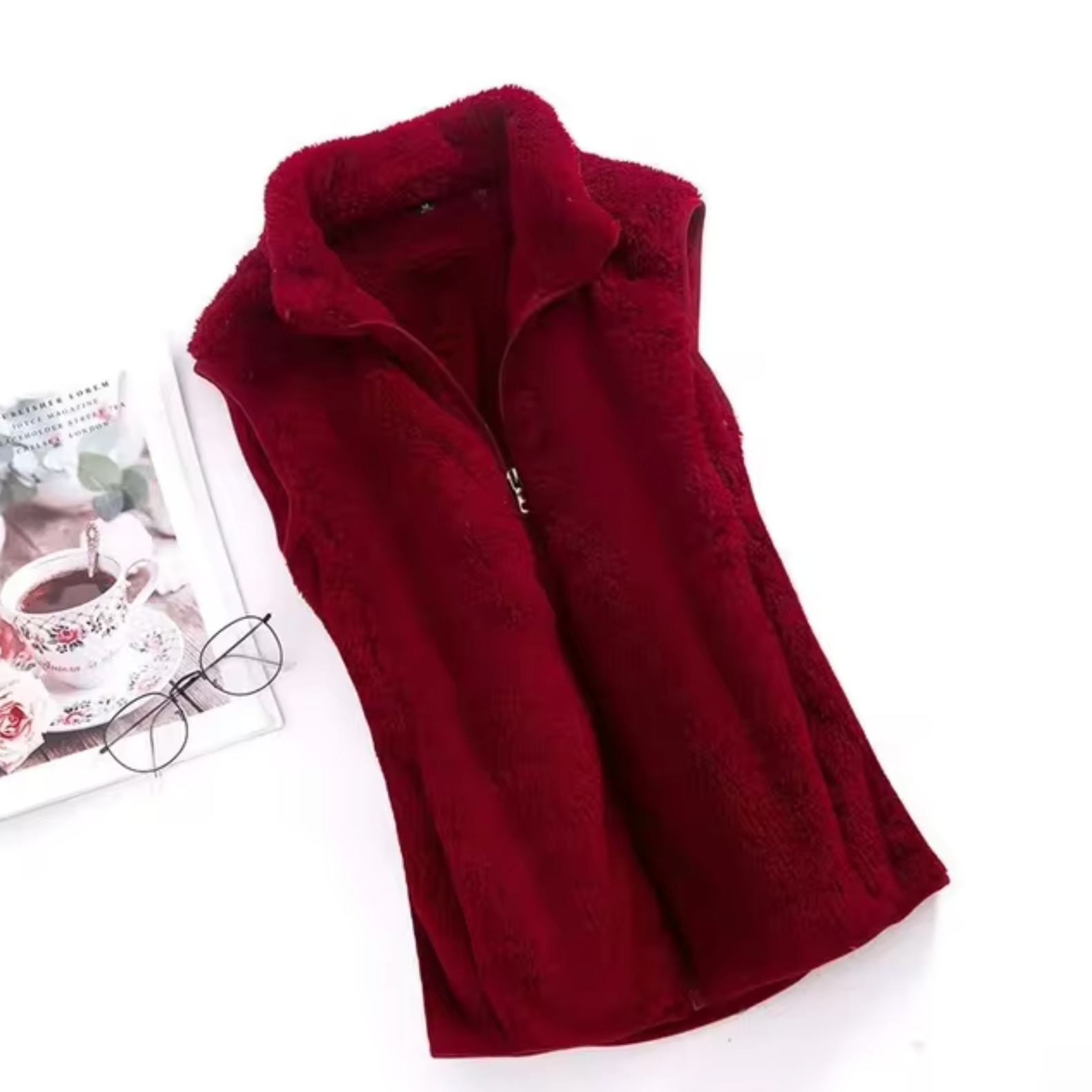 arme en comfortabele damesvest voor koude dagen