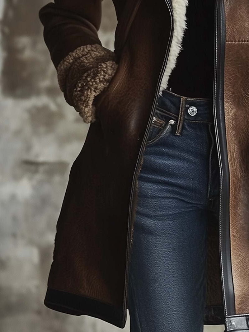 Elegante en warme damesjas ideaal voor winterweer