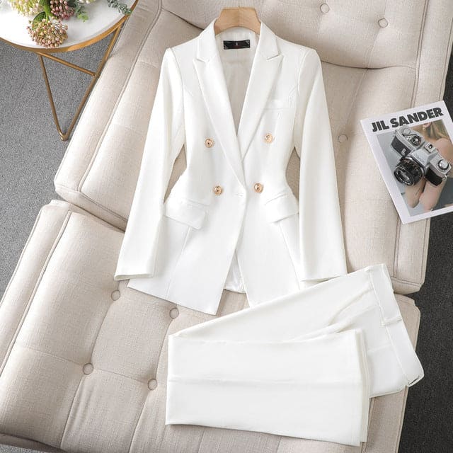 Trendy broek en blazer set voor dames