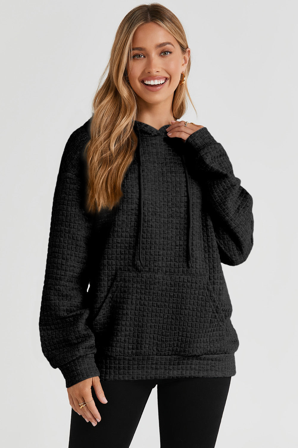 Modieuze Gelaagde Kangoeroezak Hoodie