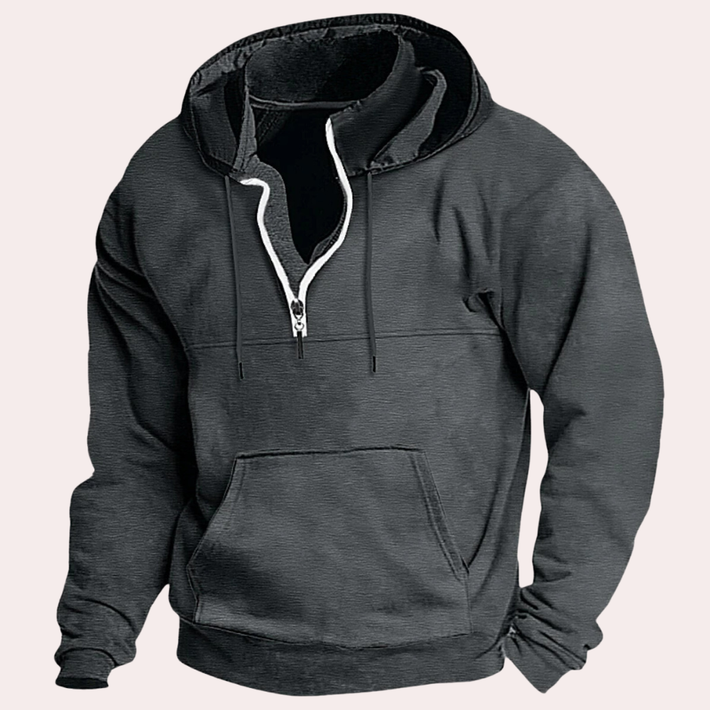 Comfortabele heren hoodie met capuchon