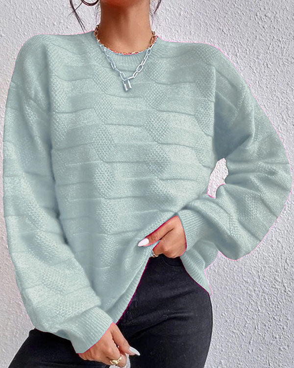 Eenvoudige Effen Trui voor Dames – Ideaal voor Casual Looks
