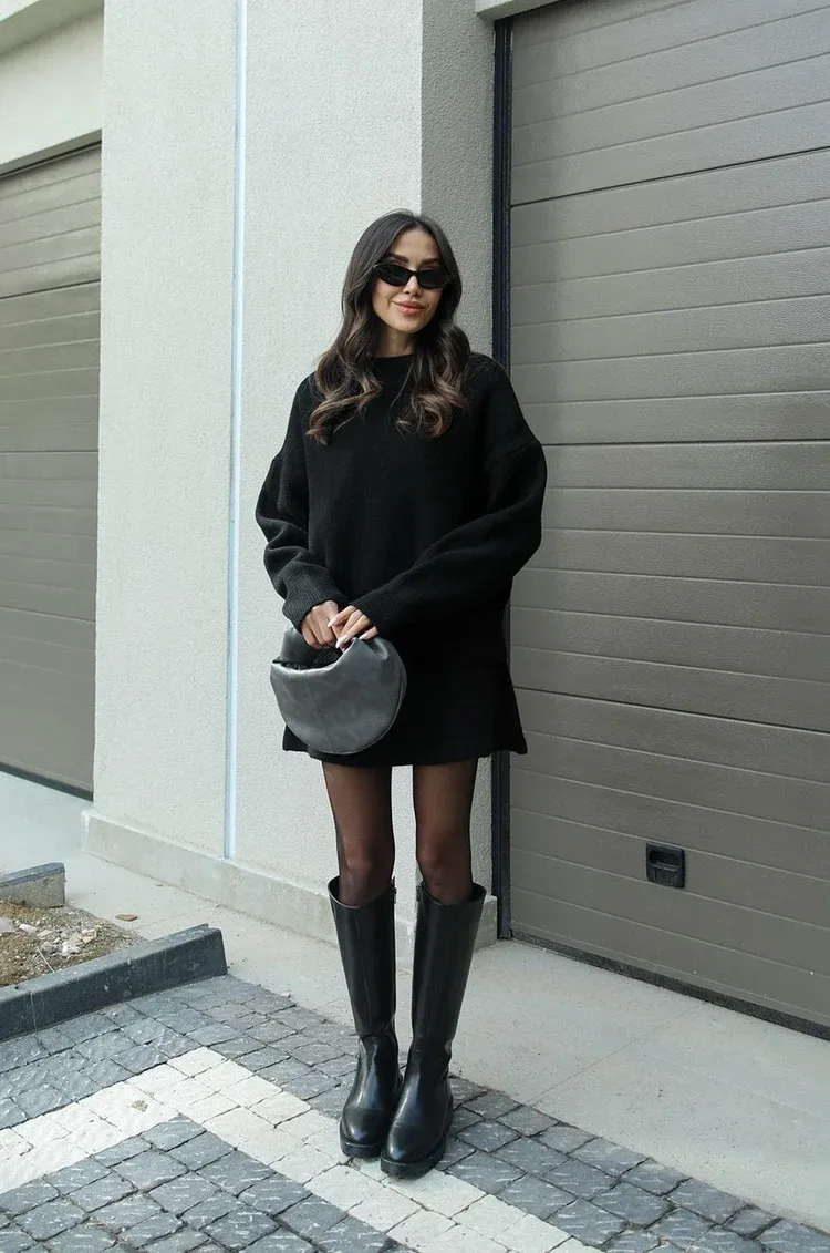 Modieuze Tweedelige Rok Set – Top en Rok voor Dames