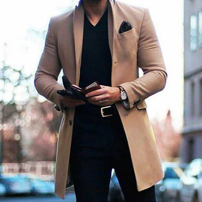 Elegante lange herenjas