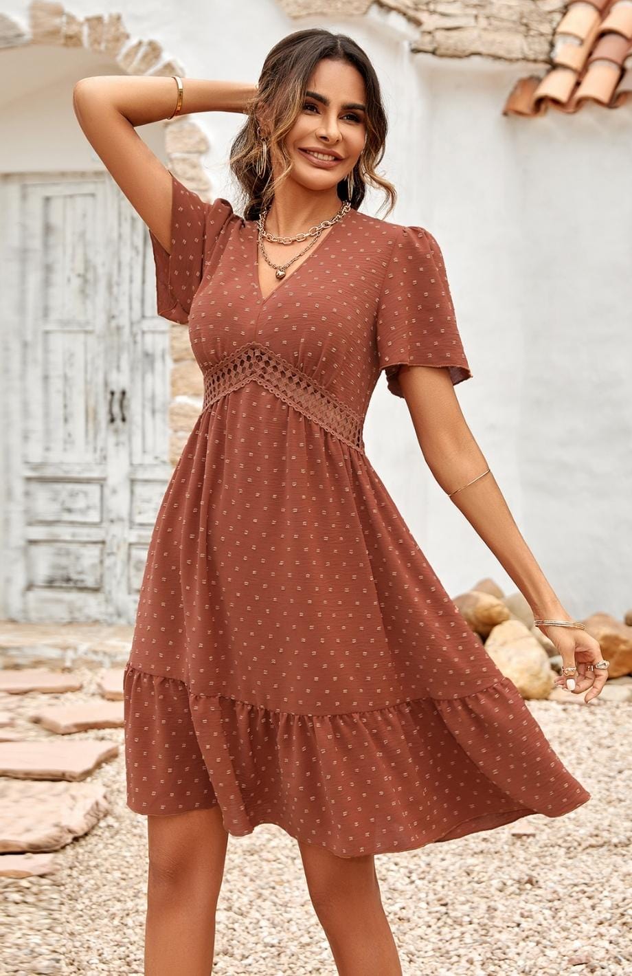 Stijlvolle boho-jurk voor een romantische en landelijke bruiloft
