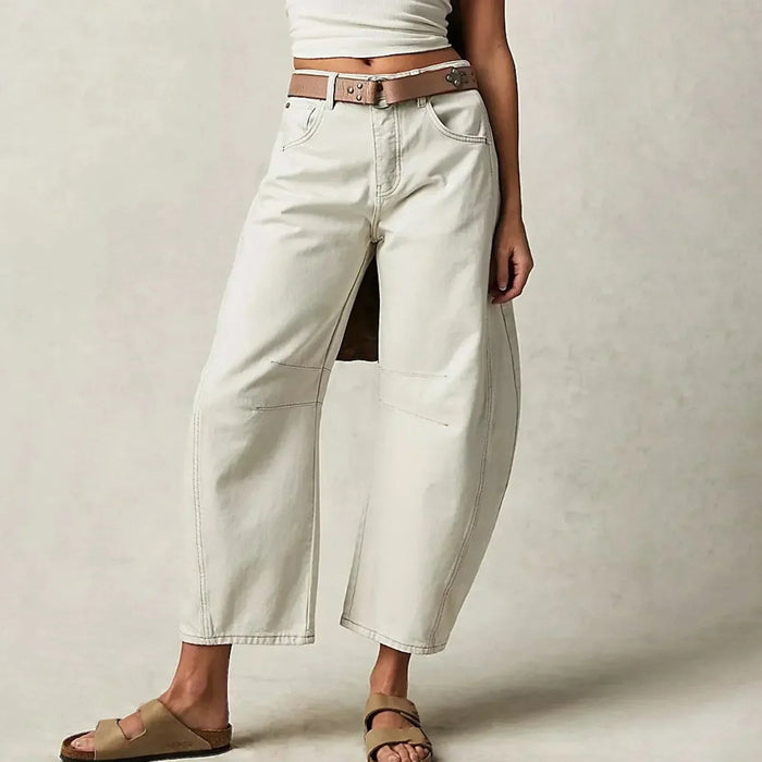 Comfortabele jeans met uitlopende snit