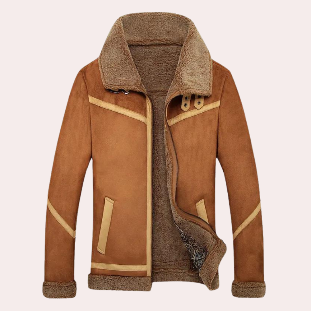 Heren winterjas met stijlvol en modern ontwerp