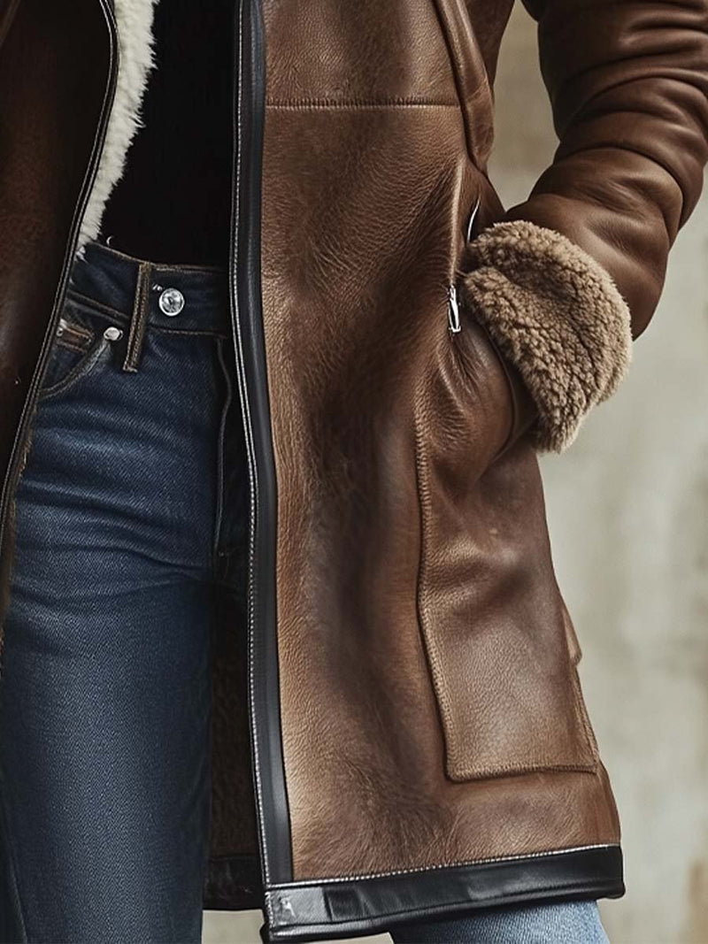 Elegante en warme damesjas ideaal voor winterweer