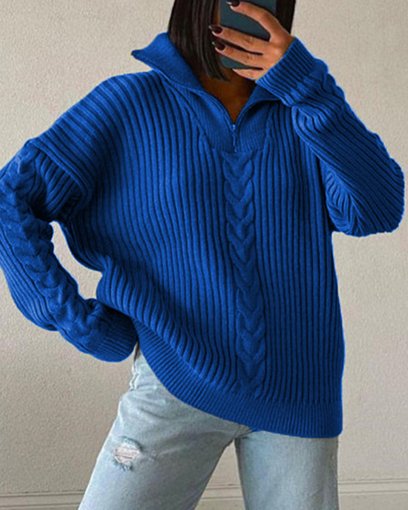 Eenvoudige en Stijlvolle Algemeen Sweater - Leena-Jamie