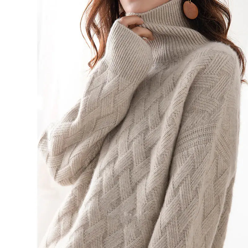 Trendy en comfortabele damestrui met wijde hals – Perfect voor de winter