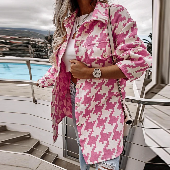 Casual Dames Trenchcoat met Lange Mouwen en Trendy Ontwerp