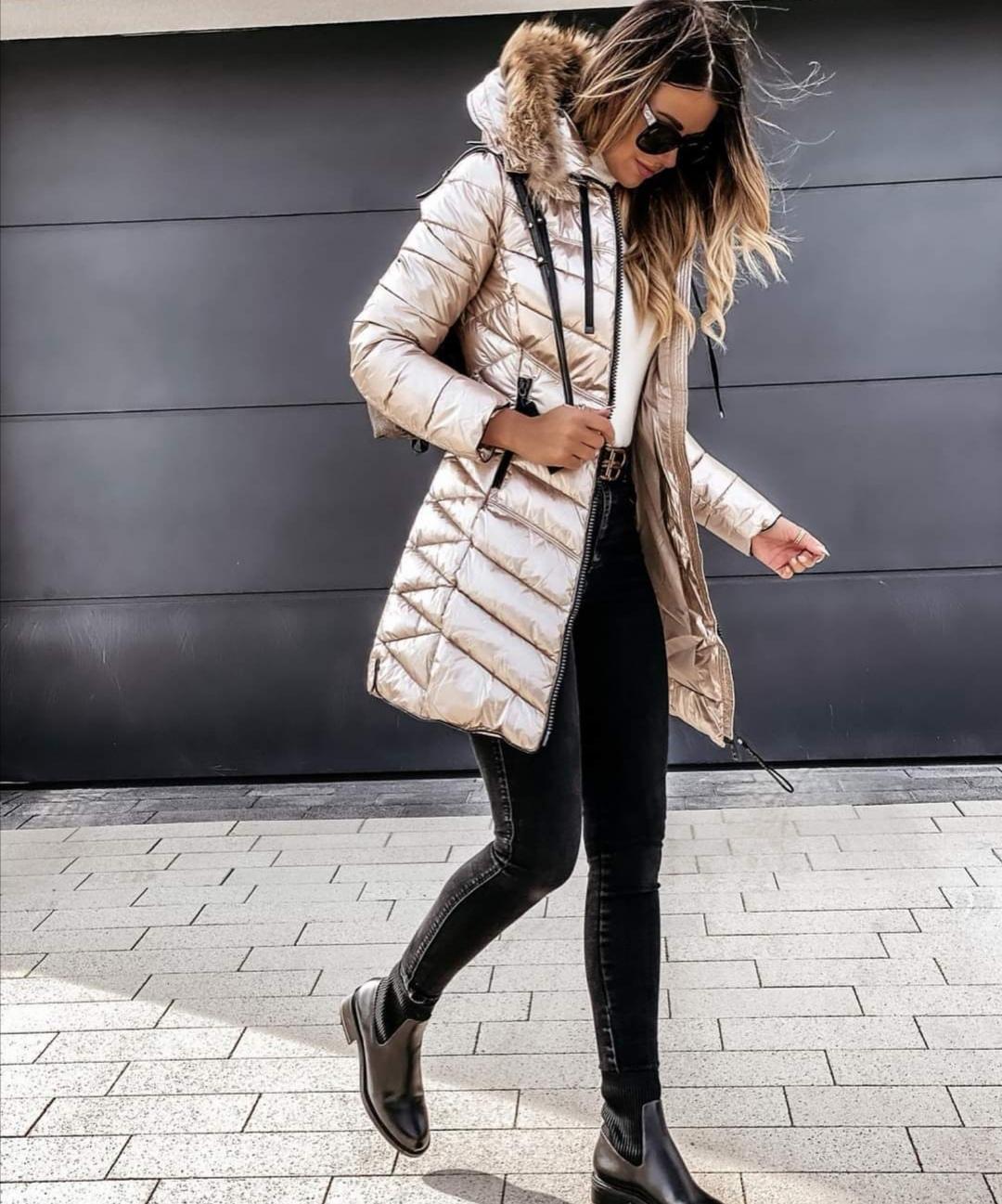 Elegante dames winterjas voor een stijlvolle winterlook