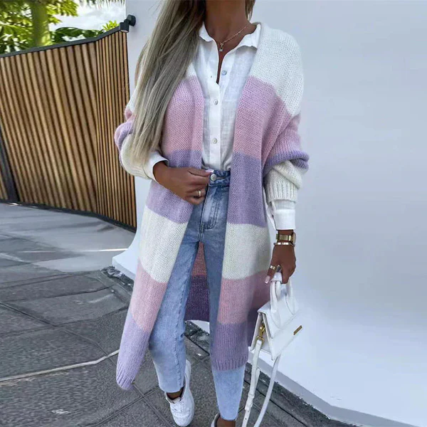 Elegant en relaxed vest met lange mouwen