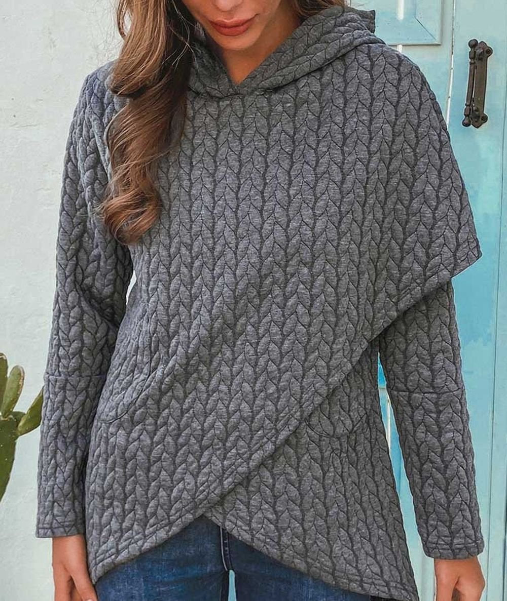 Comfortabele hoodie met capuchon en onconventionele zoom voor actieve dagen