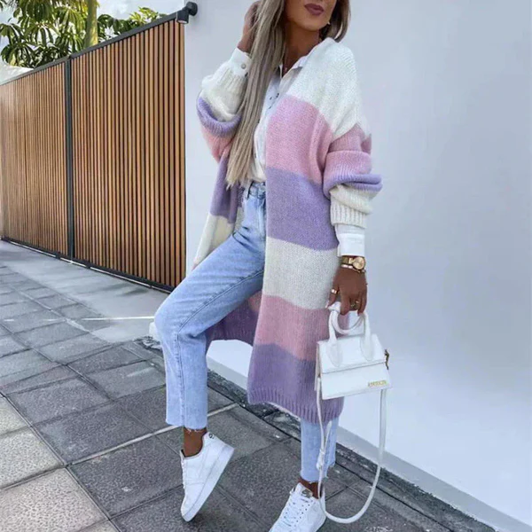 Elegant en relaxed vest met lange mouwen