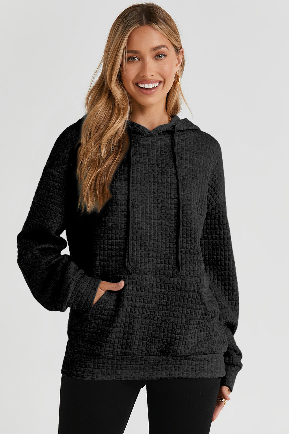 Modieuze Gelaagde Kangoeroezak Hoodie