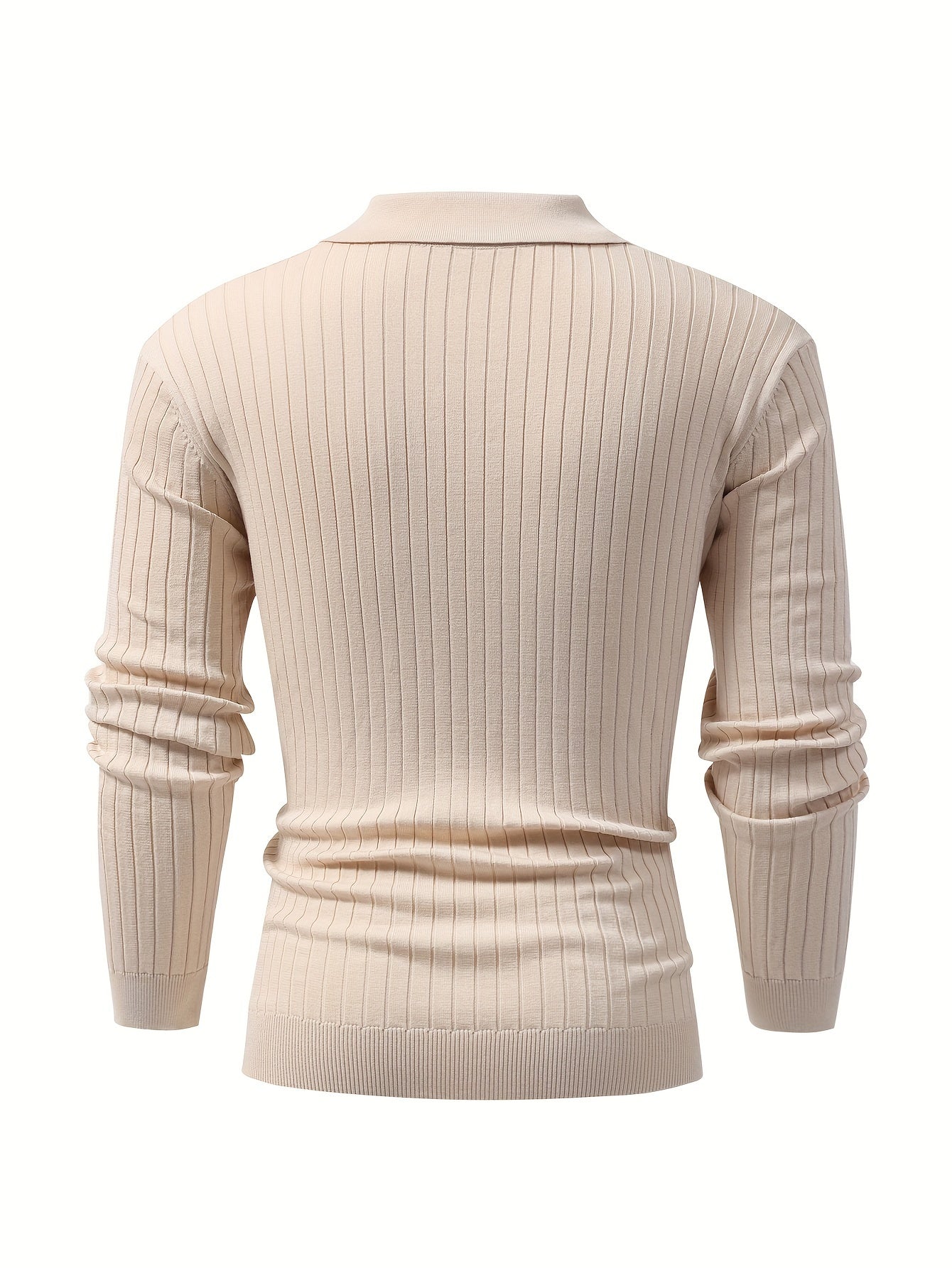 Modieuze Trui met V-Hals voor Heren – Comfortabel voor Herfst en Winter