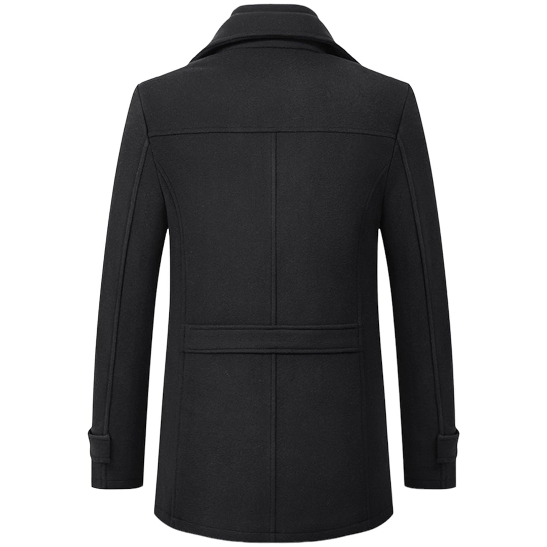 Modieuze Herenjas met Opstaande Kraag voor Dagelijkse Looks
