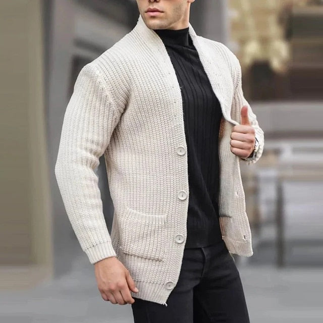 Warme en Stijlvolle Heren Cardigan voor Elke Dag