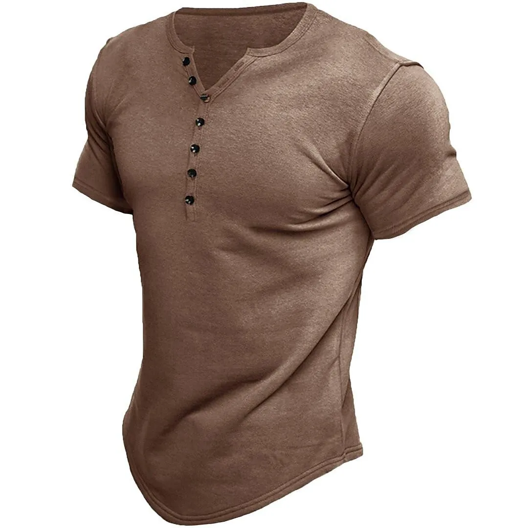 Stijlvol heren T-shirt met korte mouwen in een klassiek monochroom ontwerp.