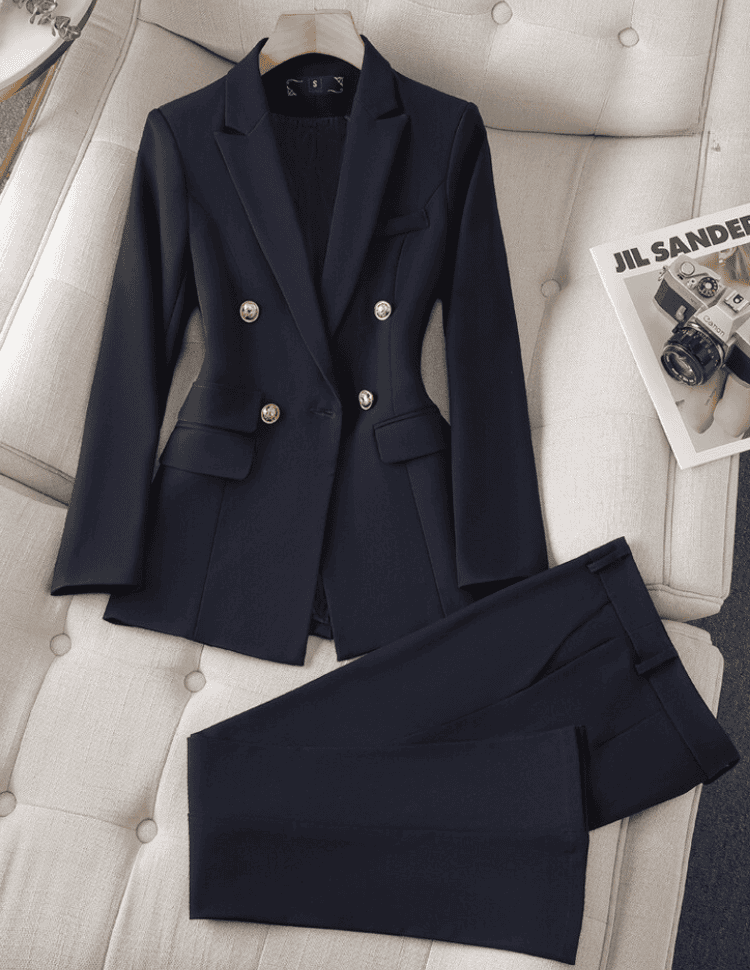 Trendy broek en blazer set voor dames