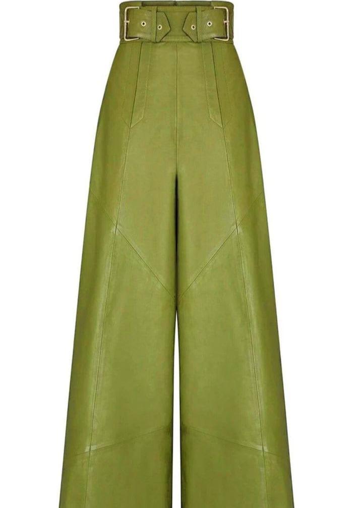 Stijlvolle Hoge Taille Broek met Wijde Pijpen