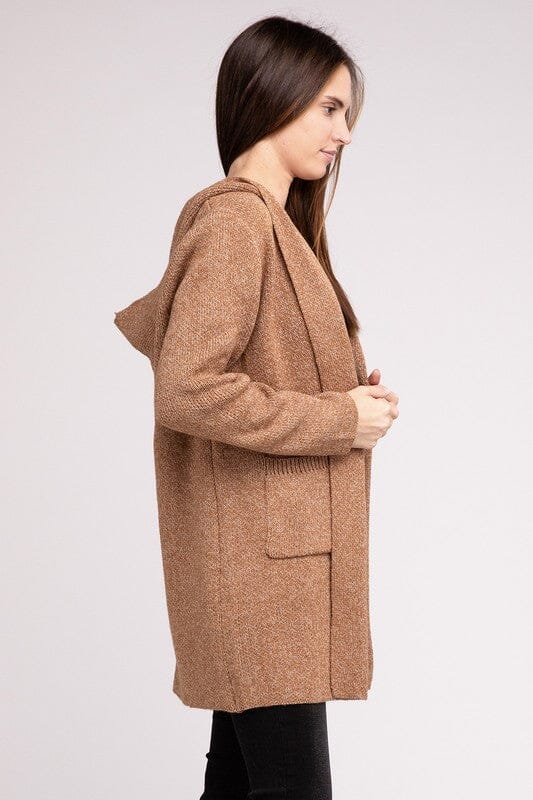 Lena Strikbare Heren Hoodie Open Voorkant Cardigan