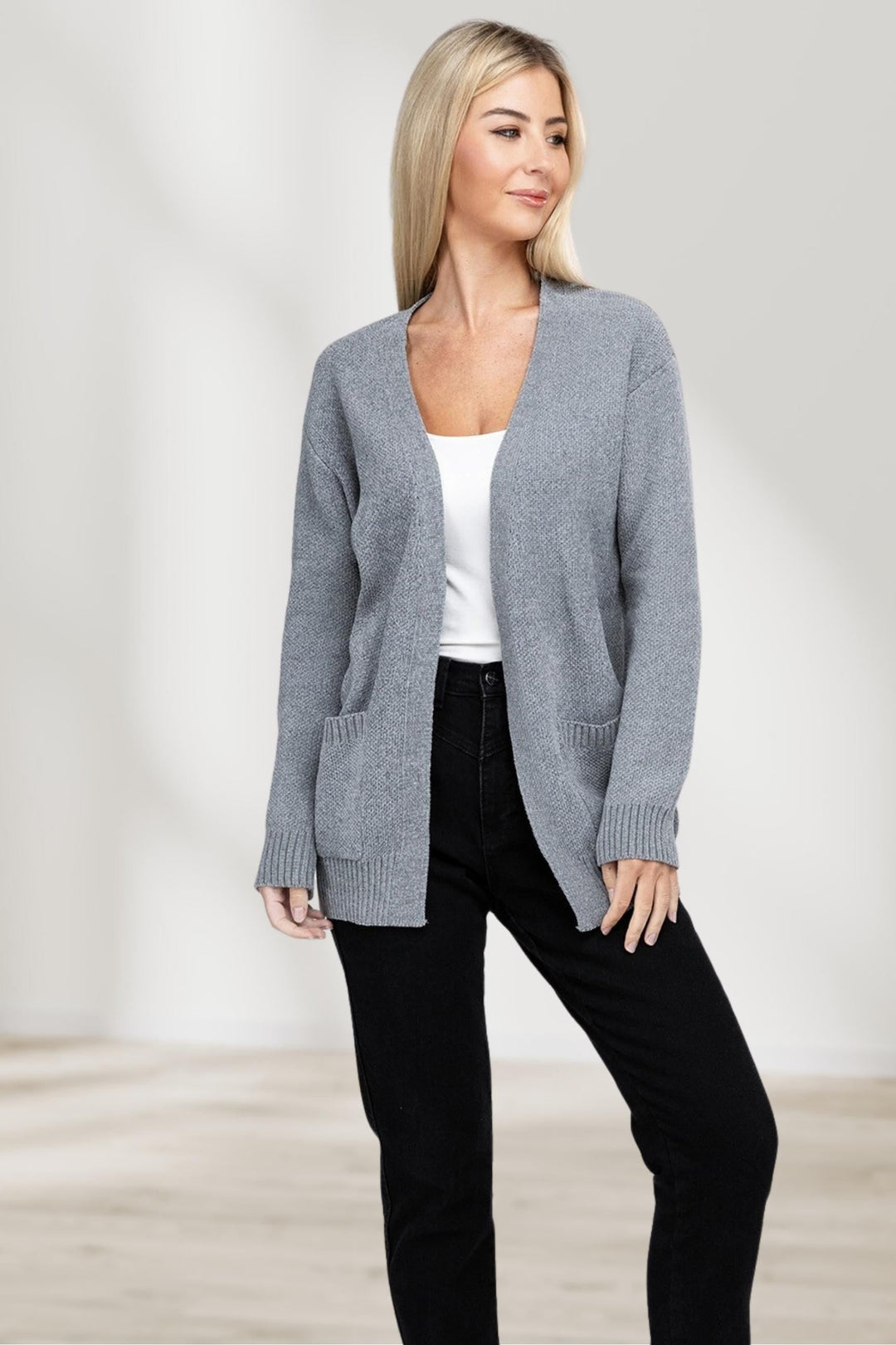 Stijlvolle Open Voor Sweater Cardigan voor Elke Gelegenheid