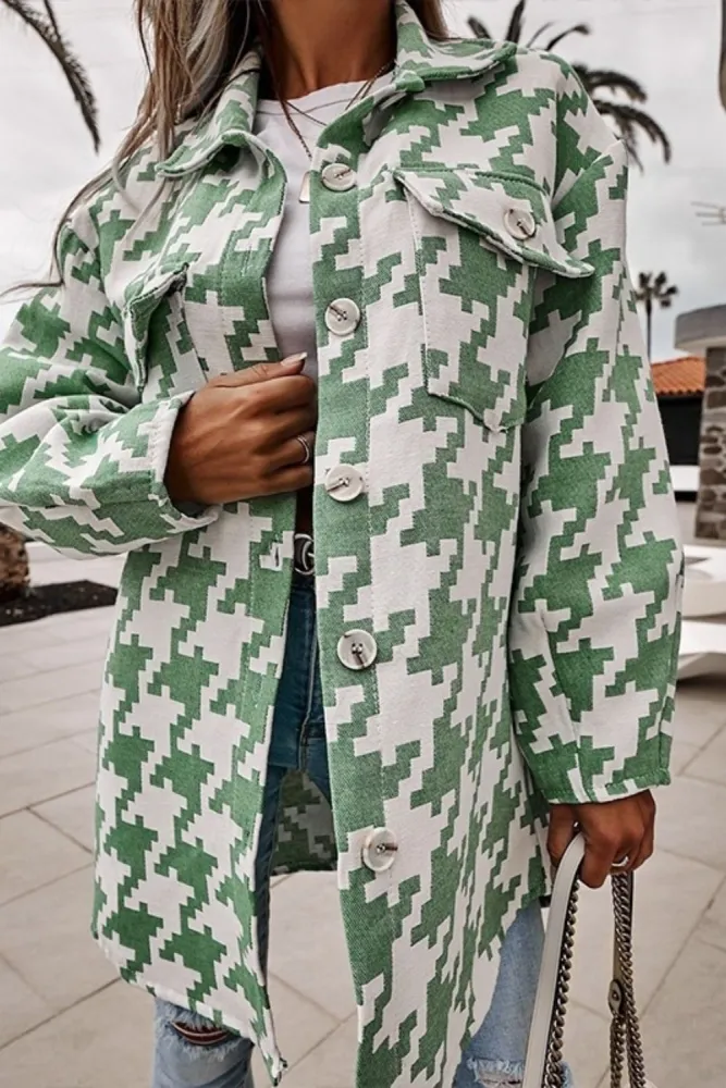 Casual Dames Trenchcoat met Lange Mouwen en Trendy Ontwerp