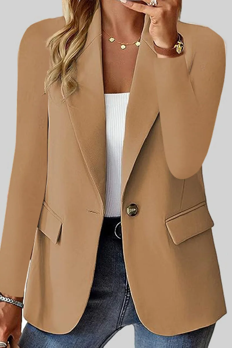 Comfortabele Turn-Down Collar Cardigan voor dagelijks gebruik