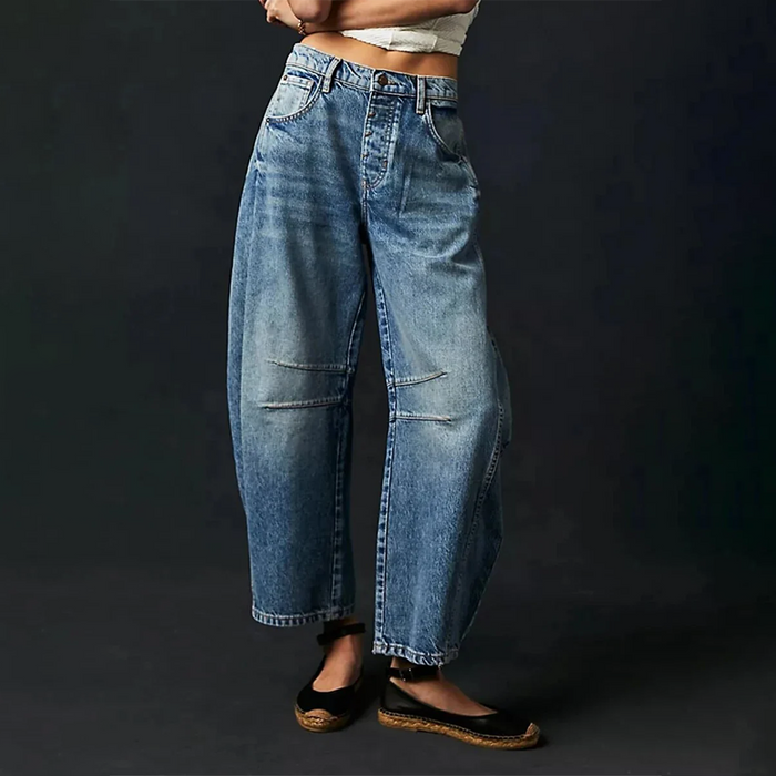 Comfortabele jeans met uitlopende snit