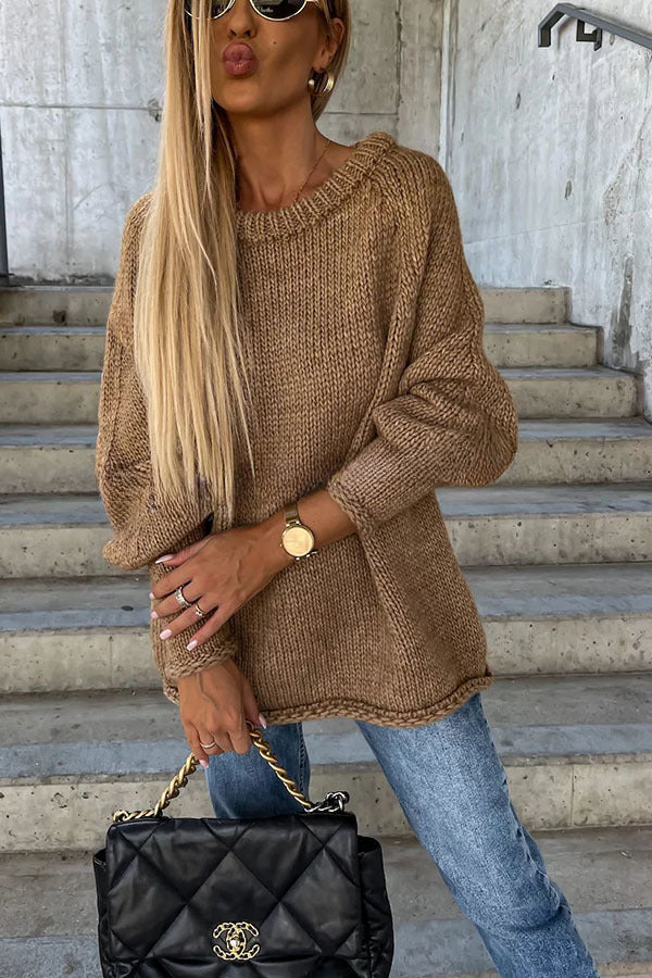 Comfortabele, stijlvolle en luchtige pullover met halve mouwen