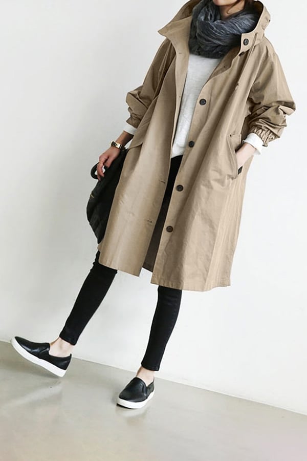 Noa - Waterdichte Oversized Hoody Windbreaker Regenjas