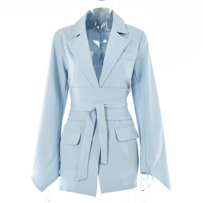 Elegante blazer met sierknopen