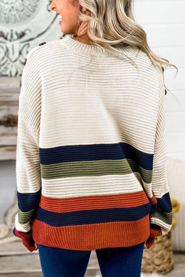 Camila - Tijdloze Stijl Trui Met Lange Mouwen